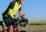Don on bicycle